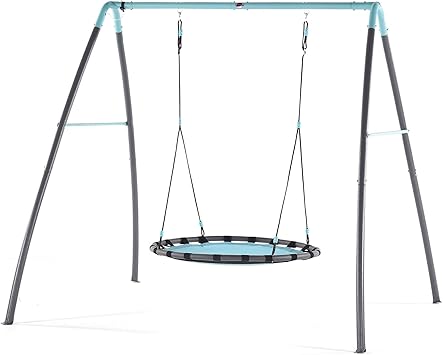 Plum Premium Metal Nest Swing Set with 