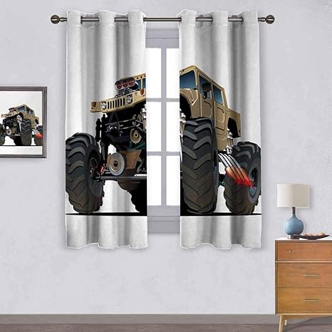 Amazon.com: Sanring Cars Insulated Draperies Extremely Large Giant