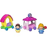 Fisher-Price Little People Disney Princess Parade Floats Bundle with Sleeping Beauty and Snow White