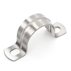 FamlTol 10 pcs 1-3/8" Conduit Clamp 304 SS Pipe