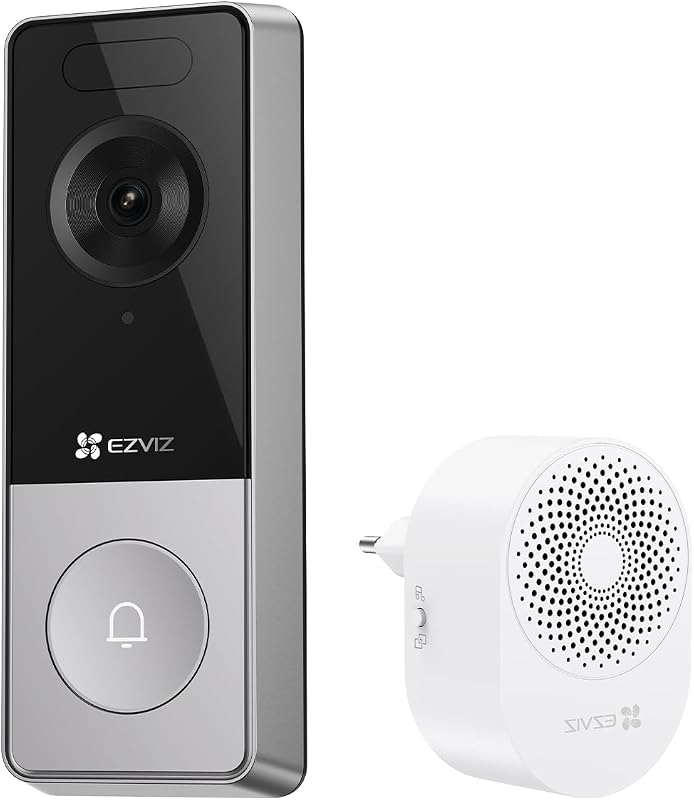 CP8 Akku Türklingel Video Doorbell mit 3K 5MP Kamera und Chime