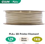 eSUN PLA+ Filament 1.75mm Bone White 1kg Enhanced Toughness view 2