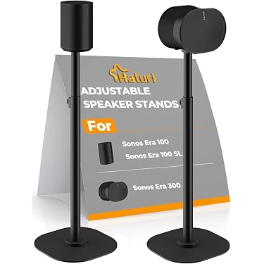 Amazon.com: Haturi Adjustable Speaker Stands for Sonos Era 100
