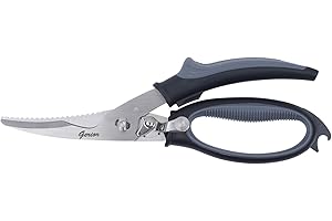Poultry Shears - Heavy Duty Kitchen Scissors for Cutting Chicken, Poultry, Game, Bone, Meat - Chopping Food - Spring Loaded