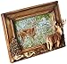 Rivers Edge Products 4x6 Picture Frame, Rustic Poly Resin Photo Frame for Hunting and Outdoors, Tabletop, Includes Glass Insert, Deer
