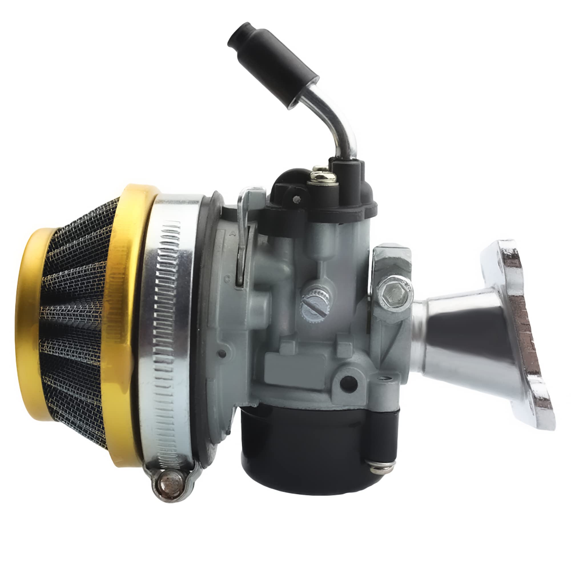 WOOSTAR 19mm Carburetor with Air Filter Gasket Assembly Replacement for 2 Stroke 47cc 49cc Mini Pocket Bike ATV Quad Chopper Green