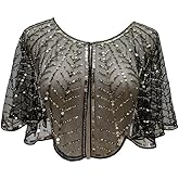 1920s Shawl Evening Shawl Bridal Wrap Handmade Sequin Beaded Shawls And Wraps For Evening Dresses Wedding Party Etc