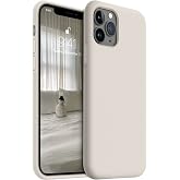 AOTESIER Shockproof Designed for iPhone 11 Pro Case [Soft Anti-Scratch Microfiber Lining] with Liquid Silicone Phone Case, Drop Protection 5.8 inch Slim Thin Cover, Stone