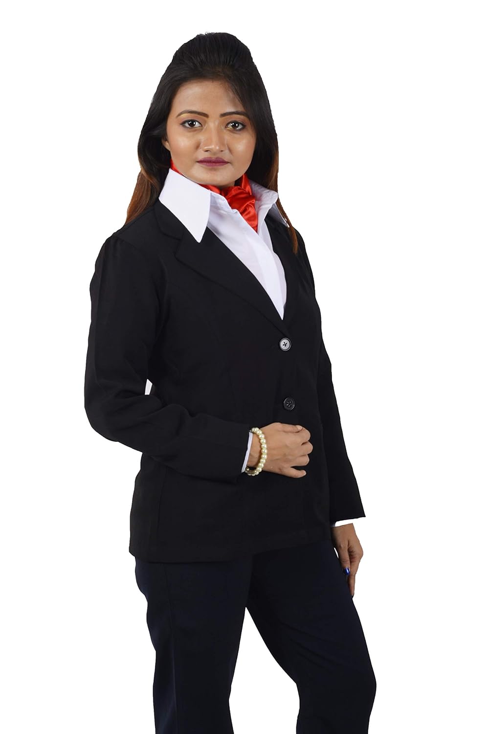women's formal blazer black