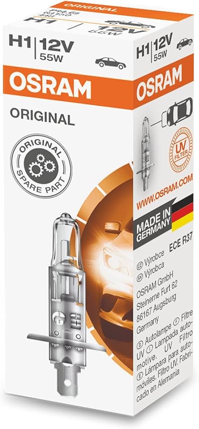 Osram Original H1 Halogen Headlamp Bulb 64150 12V Folding Box 1 Piece