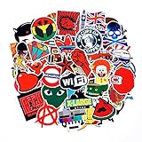 50-Pack SuprCool Stickers - Laptop Cellphone Pad Skateboard Luggage Car Motorcycle Bicycle - Random Sticker Set