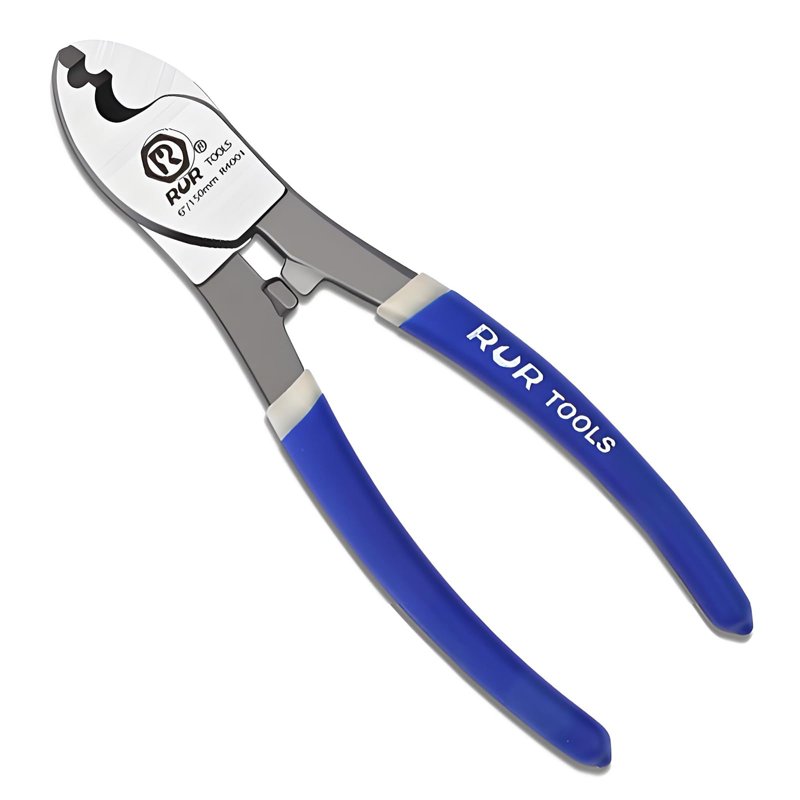 KOOLEVER 6"/150mm Cable Cutters, Wire Cutters, Wire Stripper, Heavy Duty High Carbon Steel, with Anti-Slip Handle for Copper, Aluminium and Electric Cables, High Leverage Hand Tools