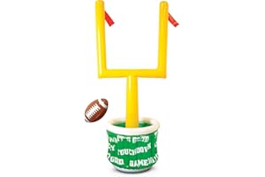 Beistle 50083 1-Pack Inflatable Goal Post Cooler with Football for Parties, 28-Inch Width by 6-Feet 2-Inch Height