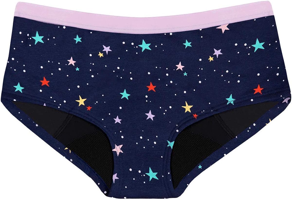 Thinx (BTWN) Teen Period Underwear Shorty Panties (Lucky Stars, 11/12