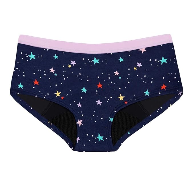 Buy THINX BTWN) Teen Period Underwear Shorty Panties (Lucky Stars, 9/10) at Amazon.in