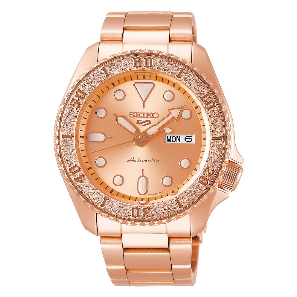 Buy Seiko International Edition 5 Sports Automatic Rose Gold Men's