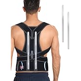 Hurmoya Back Brace Posture Corrector for Women and Men, Lower and Upper Back Pain Relief, Hunchback and Scoliosis Straightene