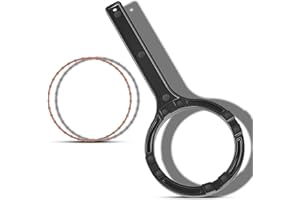 492 Fuel Tank Lock Ring Tool & 61402-08 Fuel Pump Door Gasket for Harley-Davidson Touring Electra Glide, Street Glide, Road G