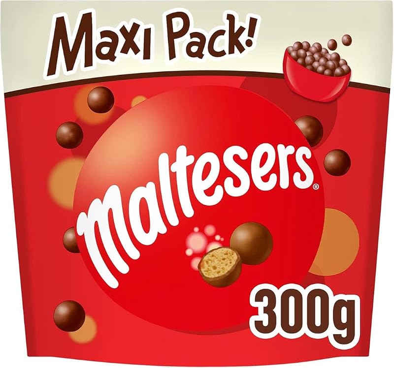 Snack en Bolitas de Leche Malteada recubiertas de Chocolate con Leche, 300g