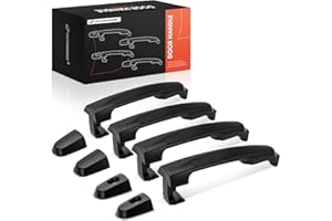 A-Premium Exterior Door Handles Compatible with Toyota Camry 2002-2006, RAV4 01-12, Corolla Matrix 03-08, Prius Solara Yaris 