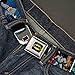 Buckle-Down Seatbelt Belt - Batman Comic Strip w/Bat Signal - 1.5