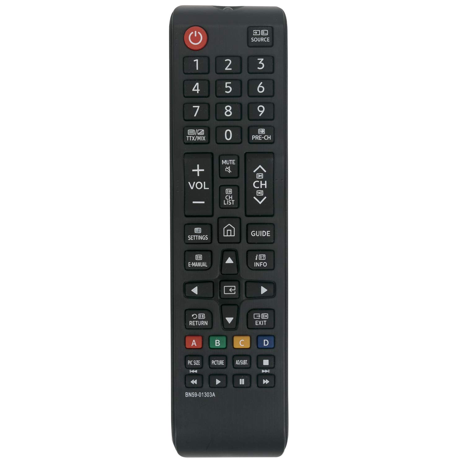VINABTY Remote BN59-01303A for Samsung UE40NU7102 UE40NU7190 UE40NU7192 UE49NU7102 UE49NU7105 UE49NU7105KXXC UE49NU7170 UE55NU7096 UE55NU7102 UE65NU7102 UE65NU7170 UE75NU7102 UE75NU7170 UE75NU7172
