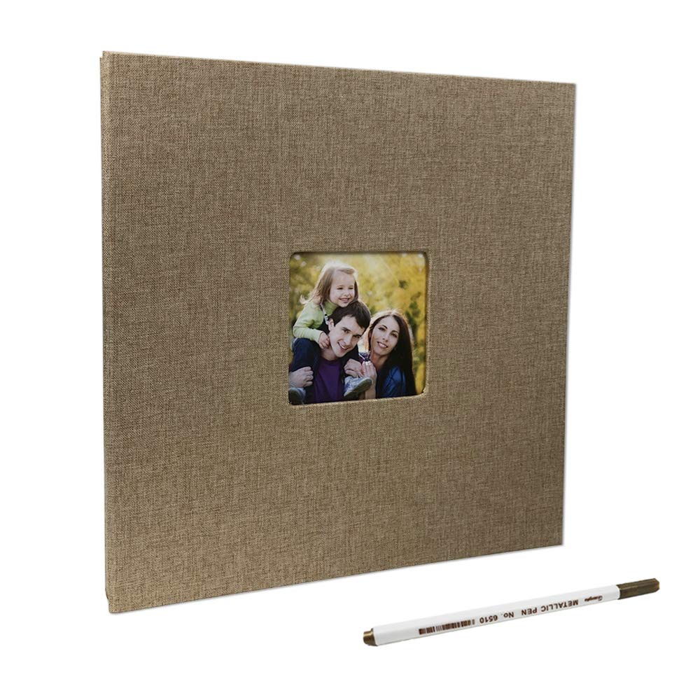 RECUTMS Scrapbook Album SelfAdhesive Photo Album Glue Free Waterproof Album, Family
