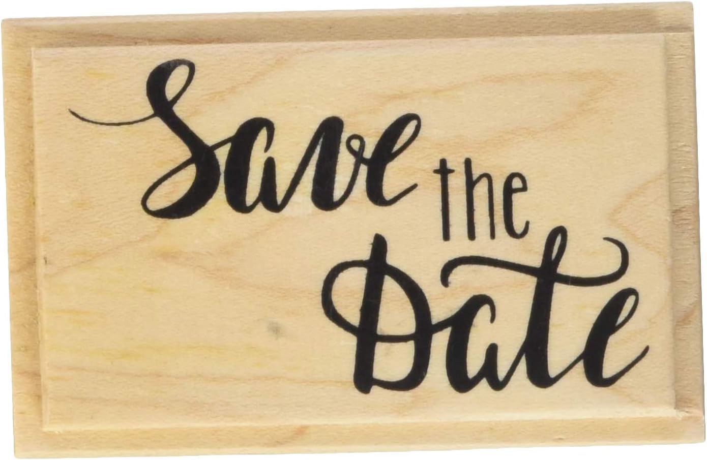 Knorr Prandell 211800353 Knorr Prona 211800353 Wooden Stamp (General) Motif Size 6.2 x 3.9 cm Save The Date