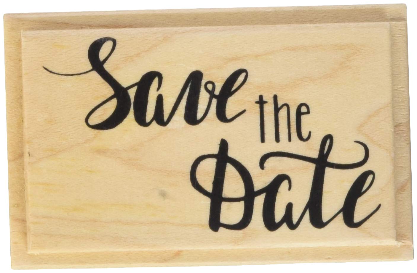 Knorr Prandell 211800353 Knorr Prona 211800353 Wooden Stamp (General) Motif Size 6.2 x 3.9 cm Save The Date