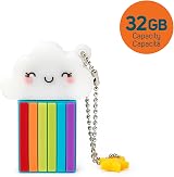 Legami Rainbow USB 3.0 Flash Drive 32GB Ultra Fast Soft PVC Coating view 2