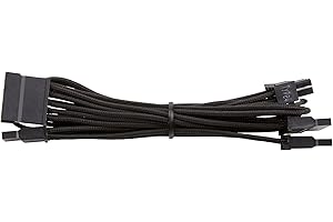 Corsair CP-8920186 Premium Individually Sleeved SATA Cable, Black