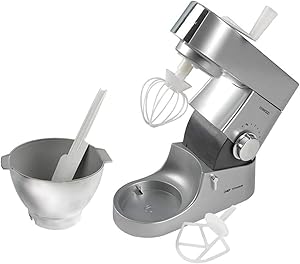 CASDON Little Cook 63502 Kenwood Toy Mixer, Silver/Chrome Effect