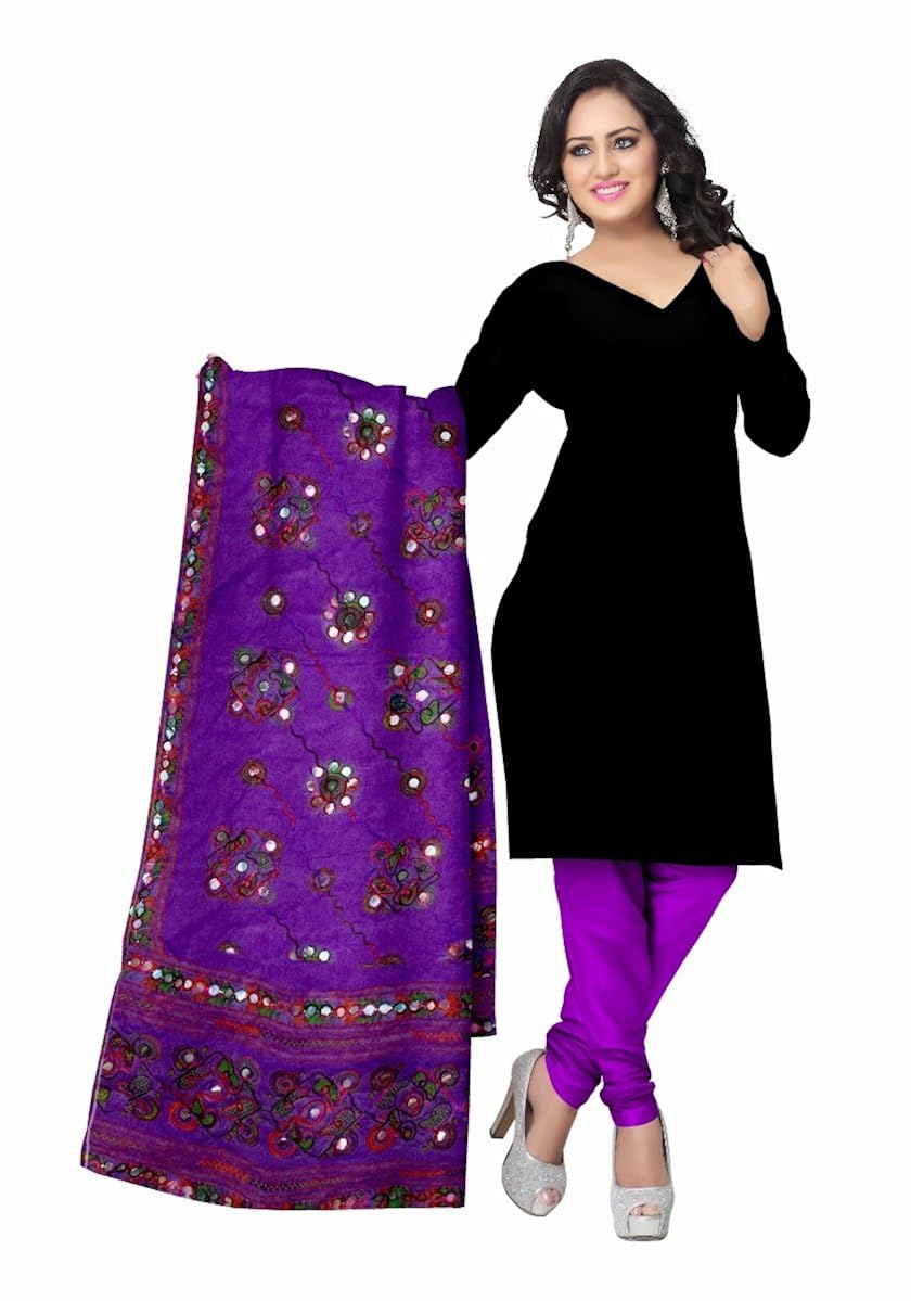 gujrati embroidery dupatta with resham hand work