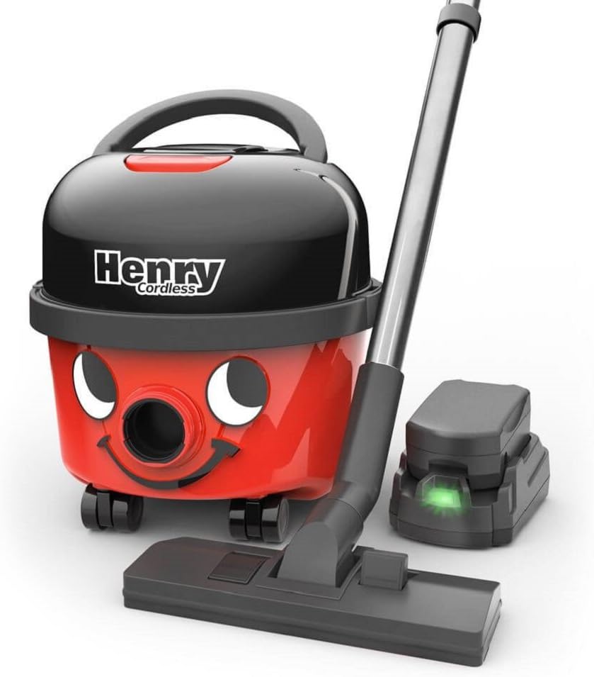 Henry HVB160x12 907226 Cordless Vacuum Cleaner, 6 Litre, 250 W, Red, 1 x 36 V Batteries