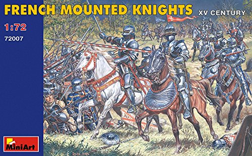 Mini Art Plastics French Mounted Knights - XV Century