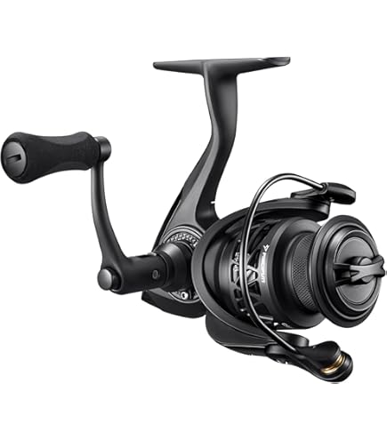 HT Optimax Spinning Fishing Reel - with line - Black
