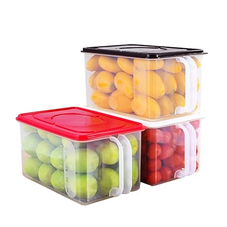 Contenedores de almacenamiento de refrigerador de 3 piezas ...