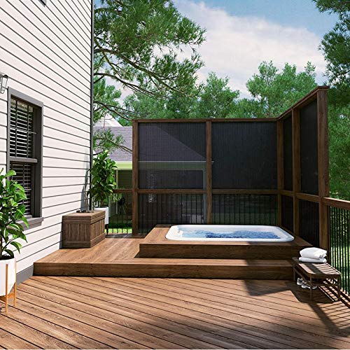 HJRD Garten Sonnenschutznetz Schattiernetz Mit ösen Sonnensegel Verdickte 8-pin Sonnenschutz UV Schutz Rechteckig… – Bild 6