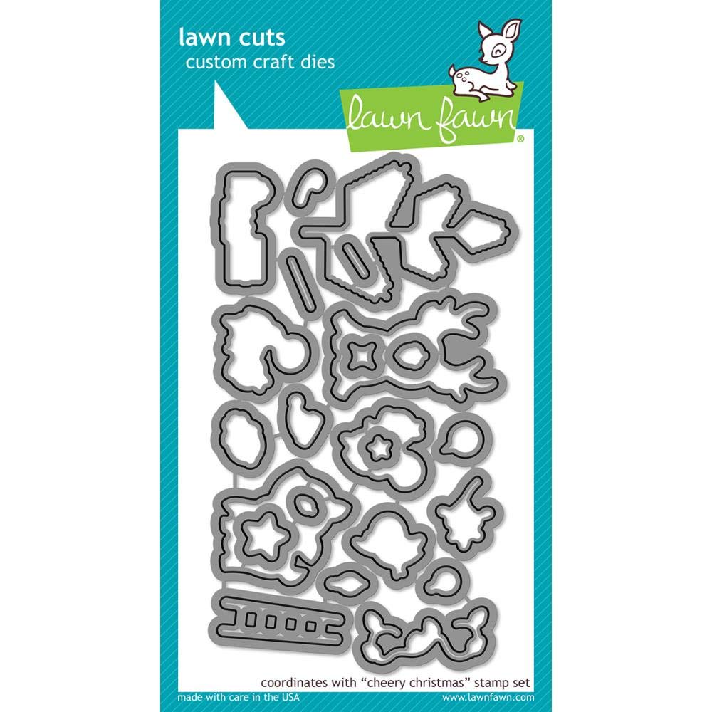 Lawn Fawn Cuts Cheery Christmas Universal Custom Craft Cutting Dies LF1217