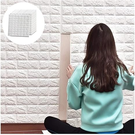 Amazon 3d壁紙 防水ステッカー 大理石壁ステッカー 家の装飾 子供部屋用のdiy壁紙レンガ 70x77cm Size 100pcs ウォールステッカー オンライン通販