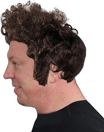 Amazon Com Men S Kramer Bob Dylan Brown Curly Men S Wig Clothing