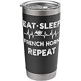 French Horn Player Gift Stainless Steel Insulated Tumbler