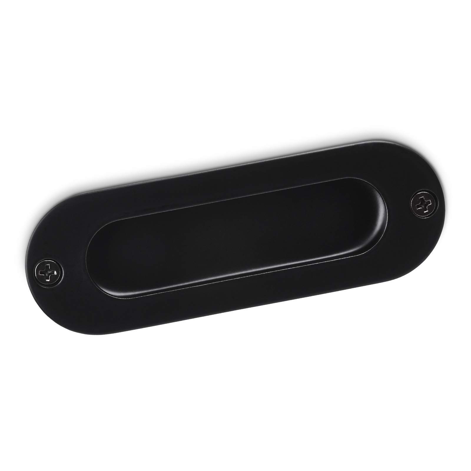 Recessed Handle EL-08 Borehole Spacing 108 mm Stainless Steel Black matt Sliding Door Handle Shell Handle Shell Grip