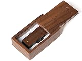 RXFSP Personalised Engraved Walnut USB Flash Drive 2GB - Wedding Gift view 3