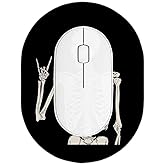 GZXHS Small Mouse pad mall, only Takes up Wrist and Mouse Space, Washable Lycra Non-Slip Rubber Base, Office, Travel, Small Space, Creative Design 6x8 inches