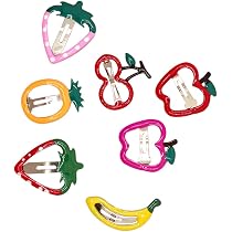 Amazon.com : Lurrose 14pcs Hair Clip for Kids with Fruit Shape ...