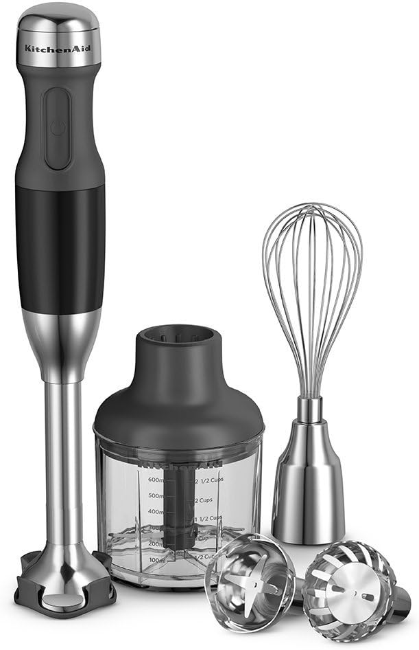 KitchenAid KHB2561OB 5-Speed Hand Blender - Onyx Black (Renewed)