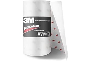 3M Scotchgard Clear Bra Paint Protection Bulk Film Roll 4-by-36-inches