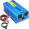 LVYUAN 1000 Watt Pure Sine Wave Inverter 12V to 110V DC to AC with U.S. Outlet, USB Charger Ports, Car Power Inverter for Vehicles, RV, Outdoor, Home
