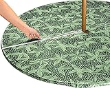 Fern Zippered Elasticized Umbrella Table Cover